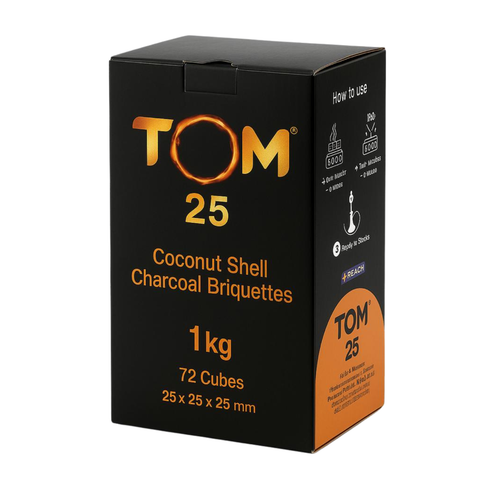 CHARCOAL TOM C25 INNER BOX 1KG