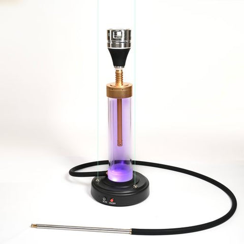 TABLE HOOKAH GOLD WITH LIGHT SYSTEM