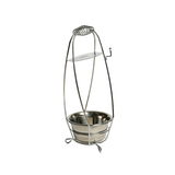 CHARCOAL BASKET SMALL – SILVER