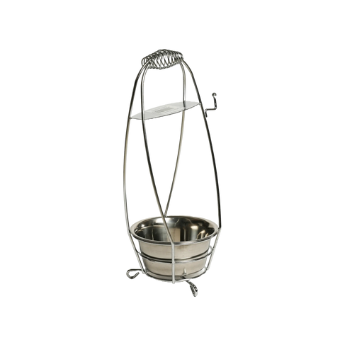 CHARCOAL BASKET SMALL – SILVER