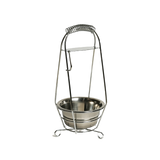 CHARCOAL BASKET LARGE – SILVER