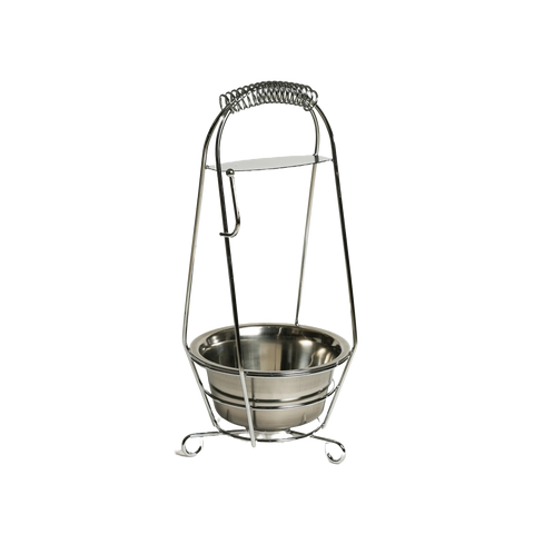CHARCOAL BASKET LARGE – SILVER