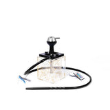 Acrylic Cube Hookah Gold Flakes