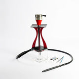 SHISHA BUCKS TALL HOOKAH RED