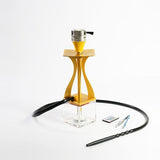 SHISHA BUCKS TALL HOOKAH YELLOW